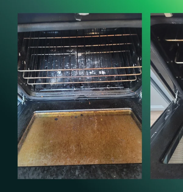 Oven detail before cleaning